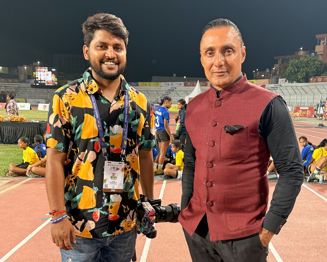 Ravi Rao with Rahul Bose